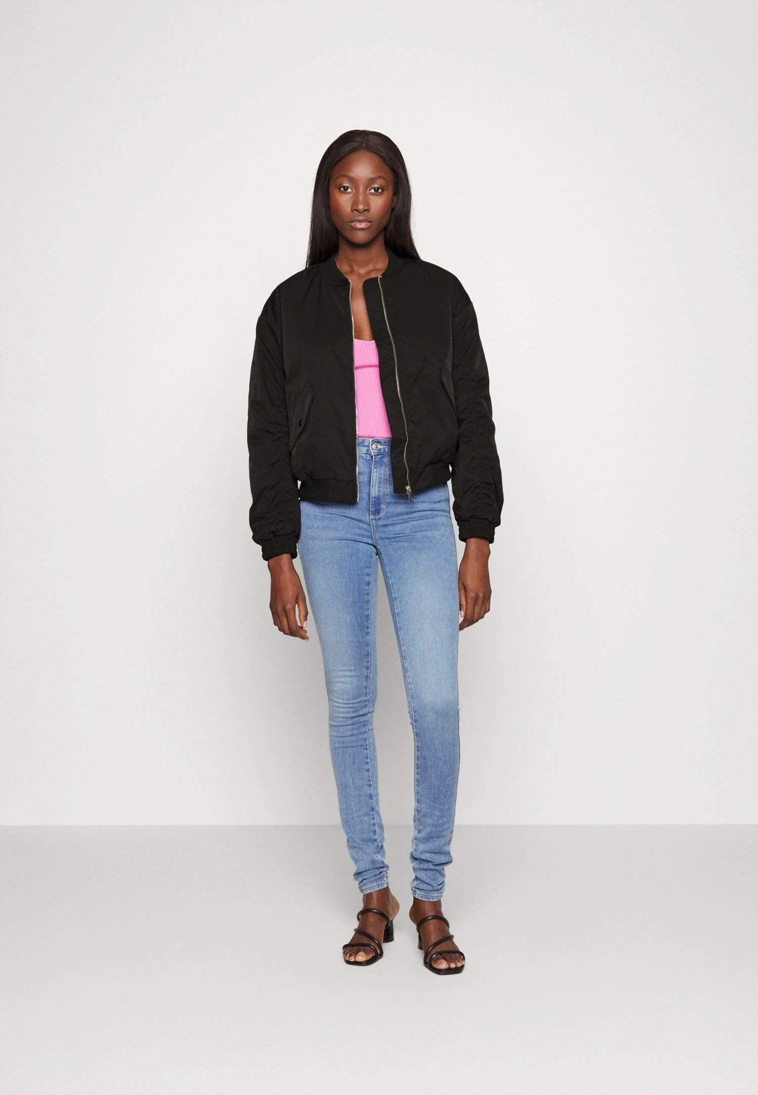 Vero Moda Tall Vmalexa Short Jacket - Blouson Bomber - Black – Image 2