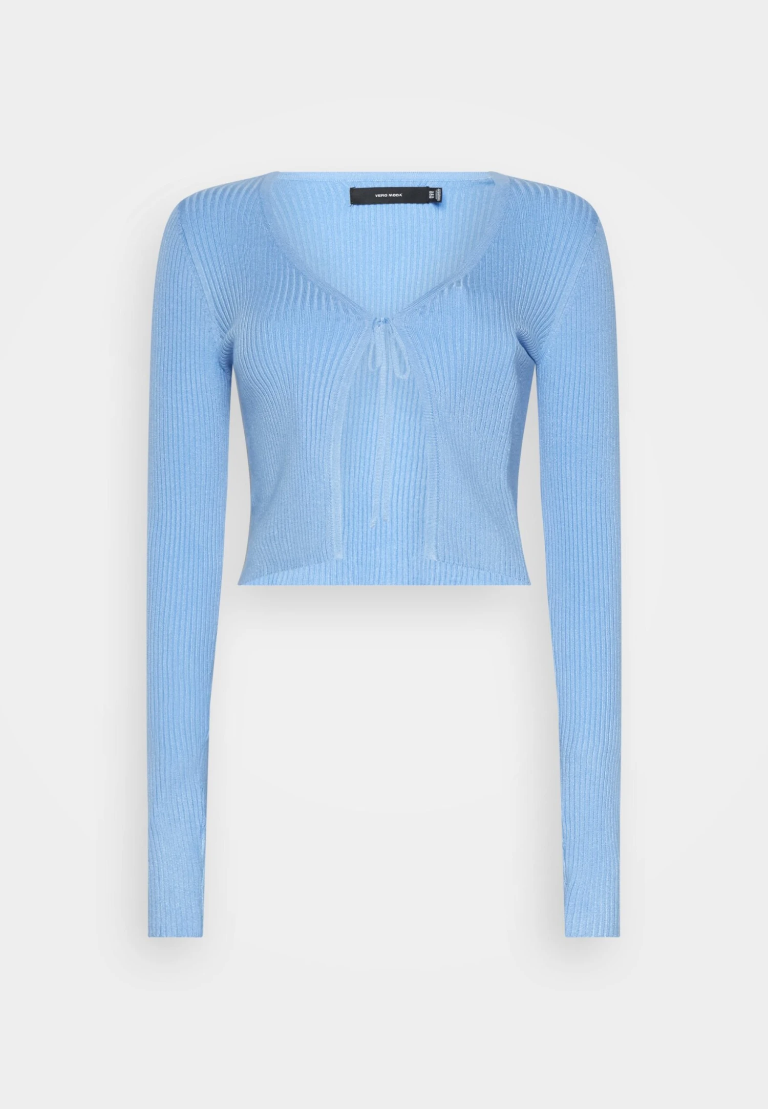 Vero Moda Tall Vmglory Tie String Cardigan - Gilet - Little Boy Blue