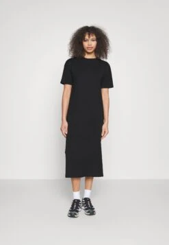 Vero Moda Tall Vmmolly Calf Dress - Robe En Jersey - Black