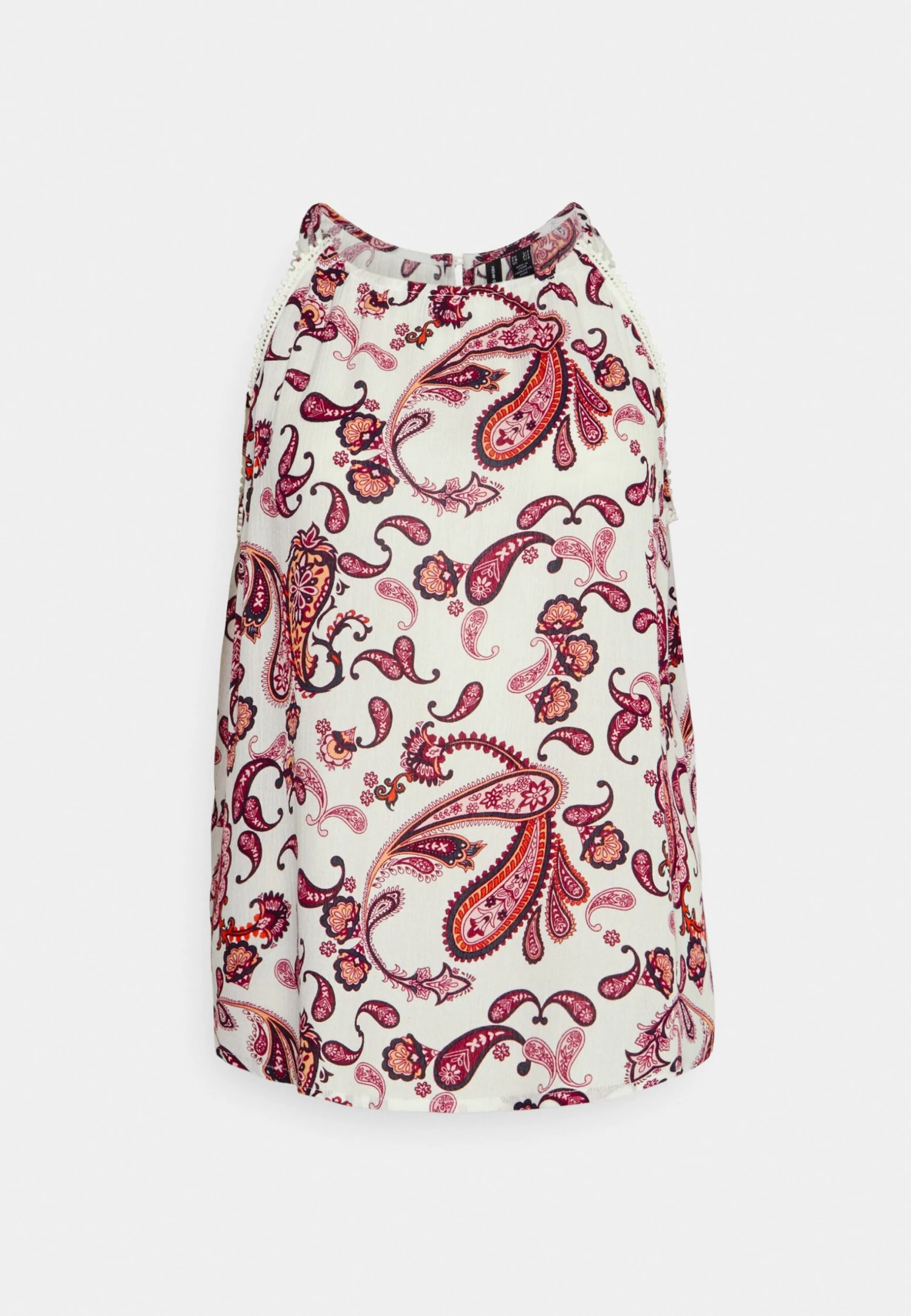 Vero Moda Tall Vmpeace Halter - Débardeur - Snow White