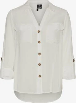 Vero Moda Tall Chemisiers Chemisier Bumpy Femme Blanc Cassé