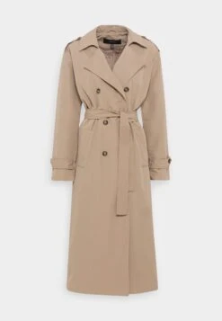 Vero Moda Tall Vmchloe Long Boos - Trench - Silver Mink