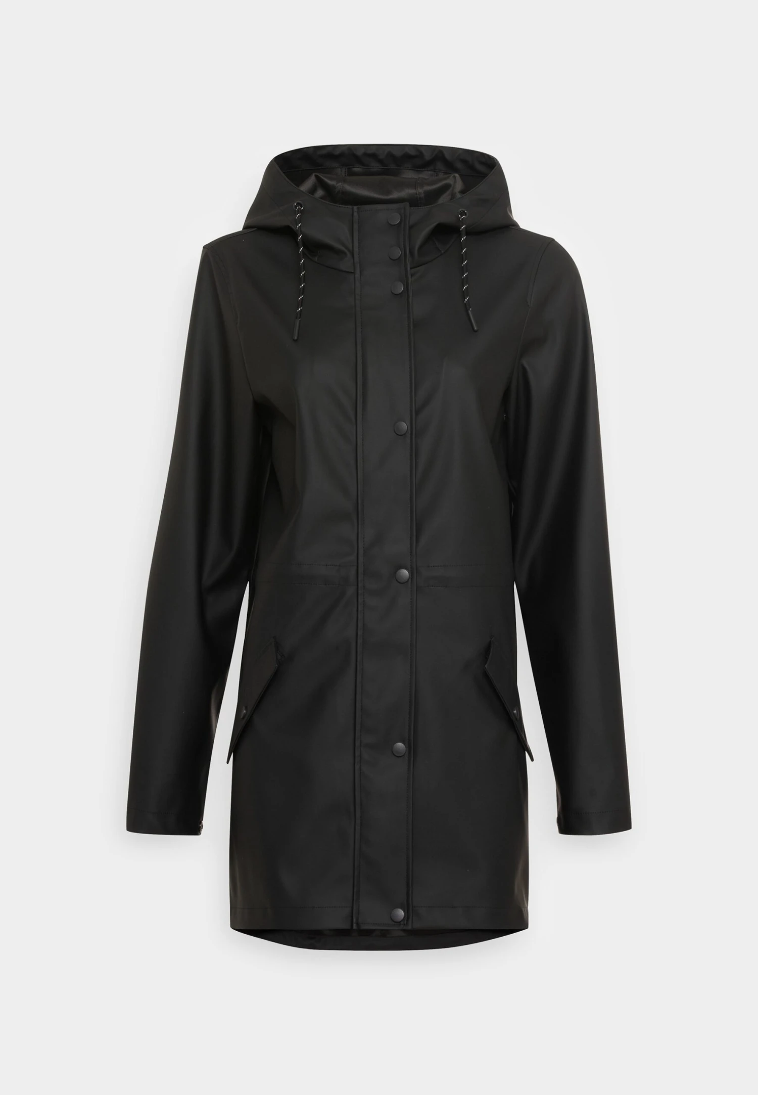 Vero Moda Tall Vmmalou Coated Jacket - Veste Imperméable - Black