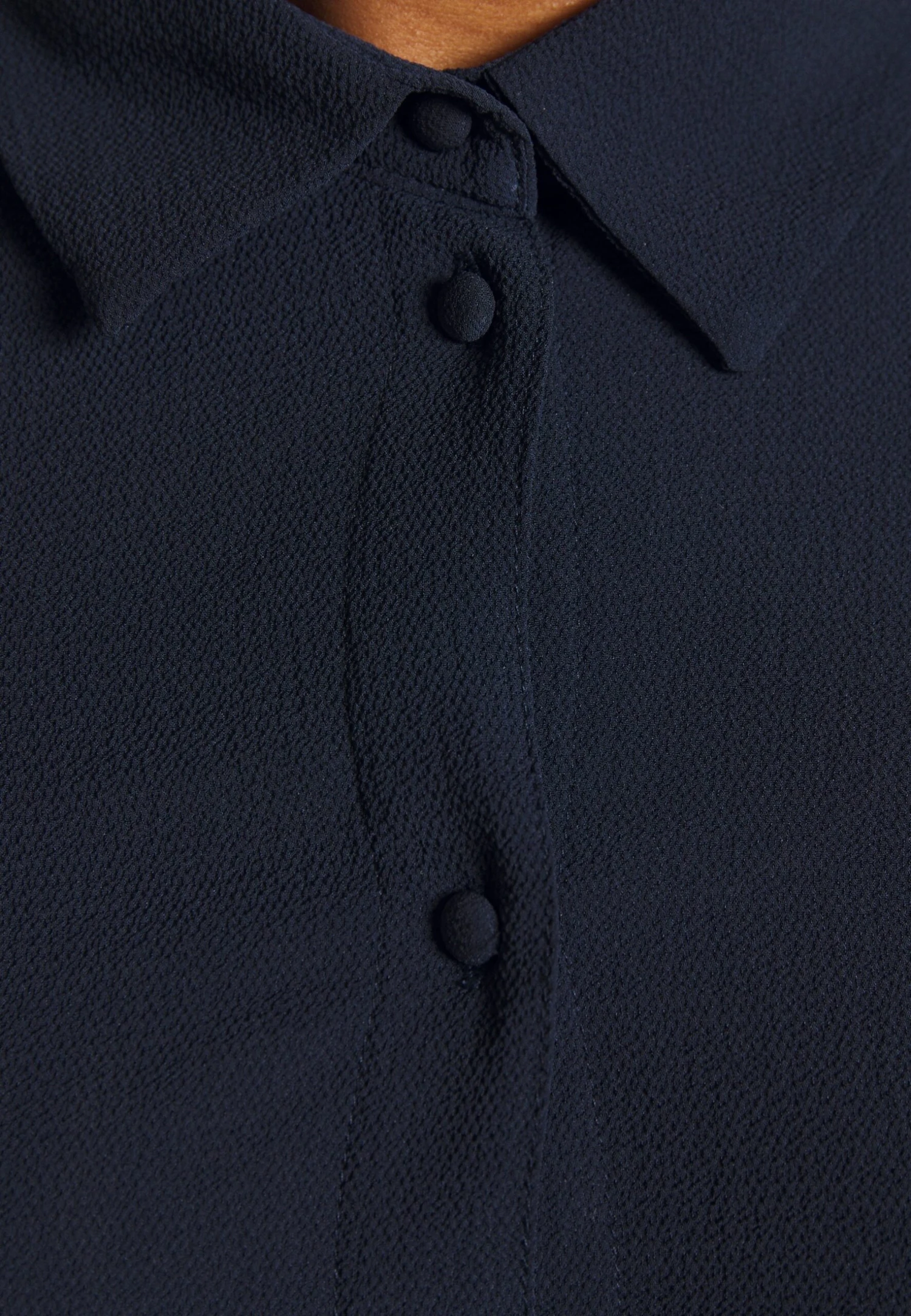 Vero Moda Tall Vmsaga Smock Calf Dress - Robe Longue - Navy Blazer – Image 6