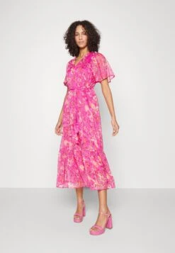Vero Moda Tall Vmsilo Dress - Robe De Jour - Pink Yarrow/Silo