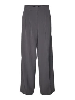 Vero Moda Tall Vmtroian Wide Dad Pant - Pantalon Classique - Grey