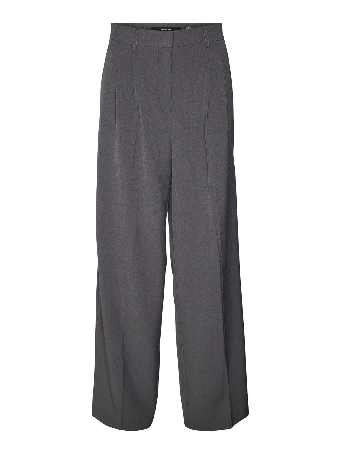 Vero Moda Tall Vmtroian Wide Dad Pant - Pantalon Classique - Grey