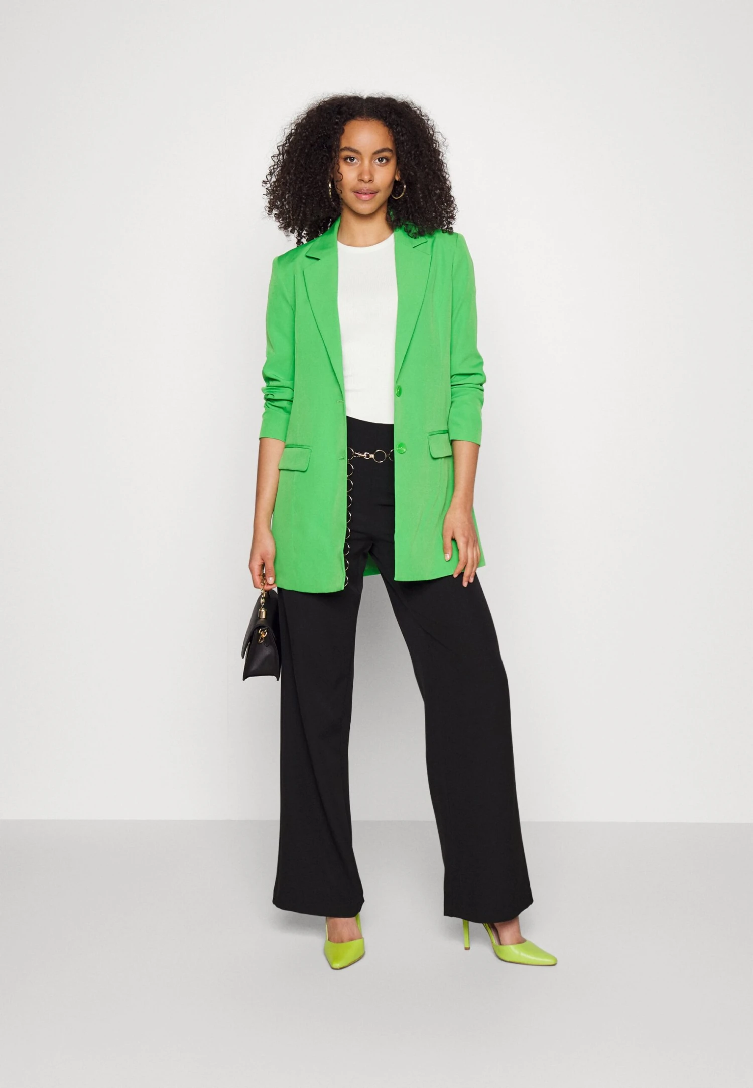 Vero Moda Tall Vmhalmia Wide Solid Pant - Pantalon Classique - Black – Image 2