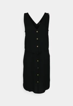 Vero Moda Tall Vmbumpy Short Dress - Robe De Jour - Black