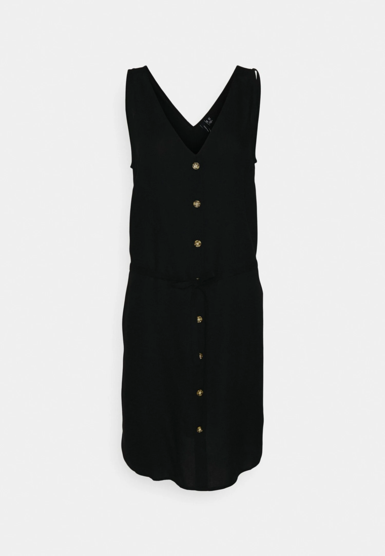 Vero Moda Tall Vmbumpy Short Dress - Robe De Jour - Black