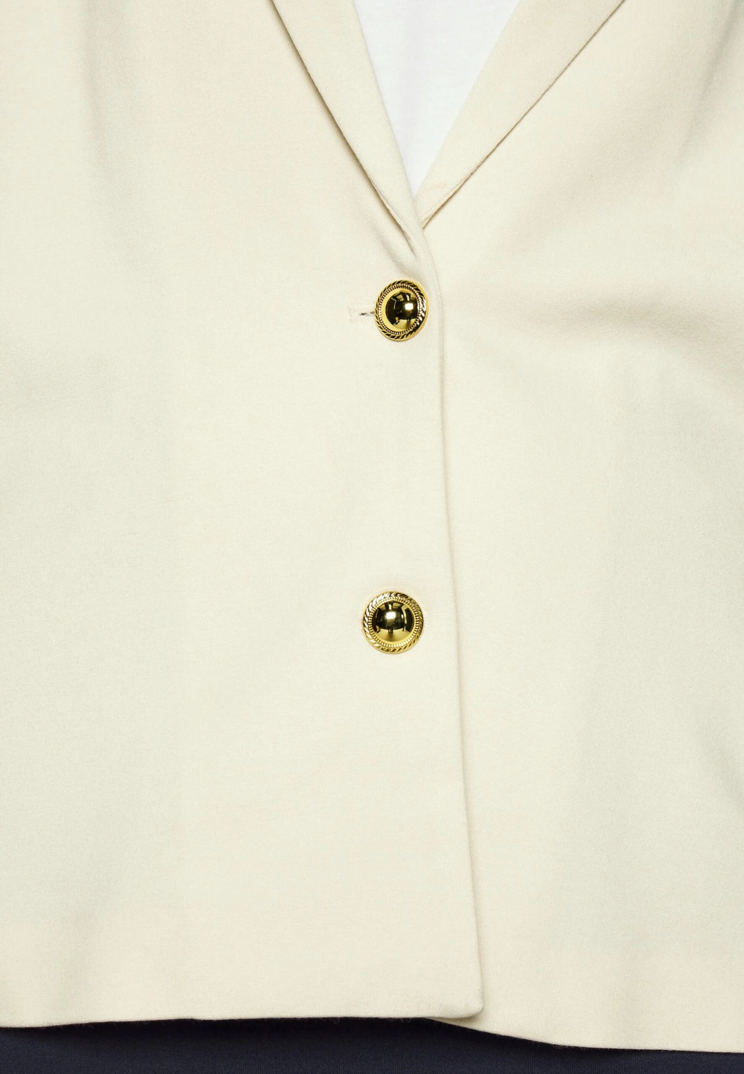 Vero Moda Tall Vmeva Slim Blazer - Blazer - Birch/Golden Button – Image 5