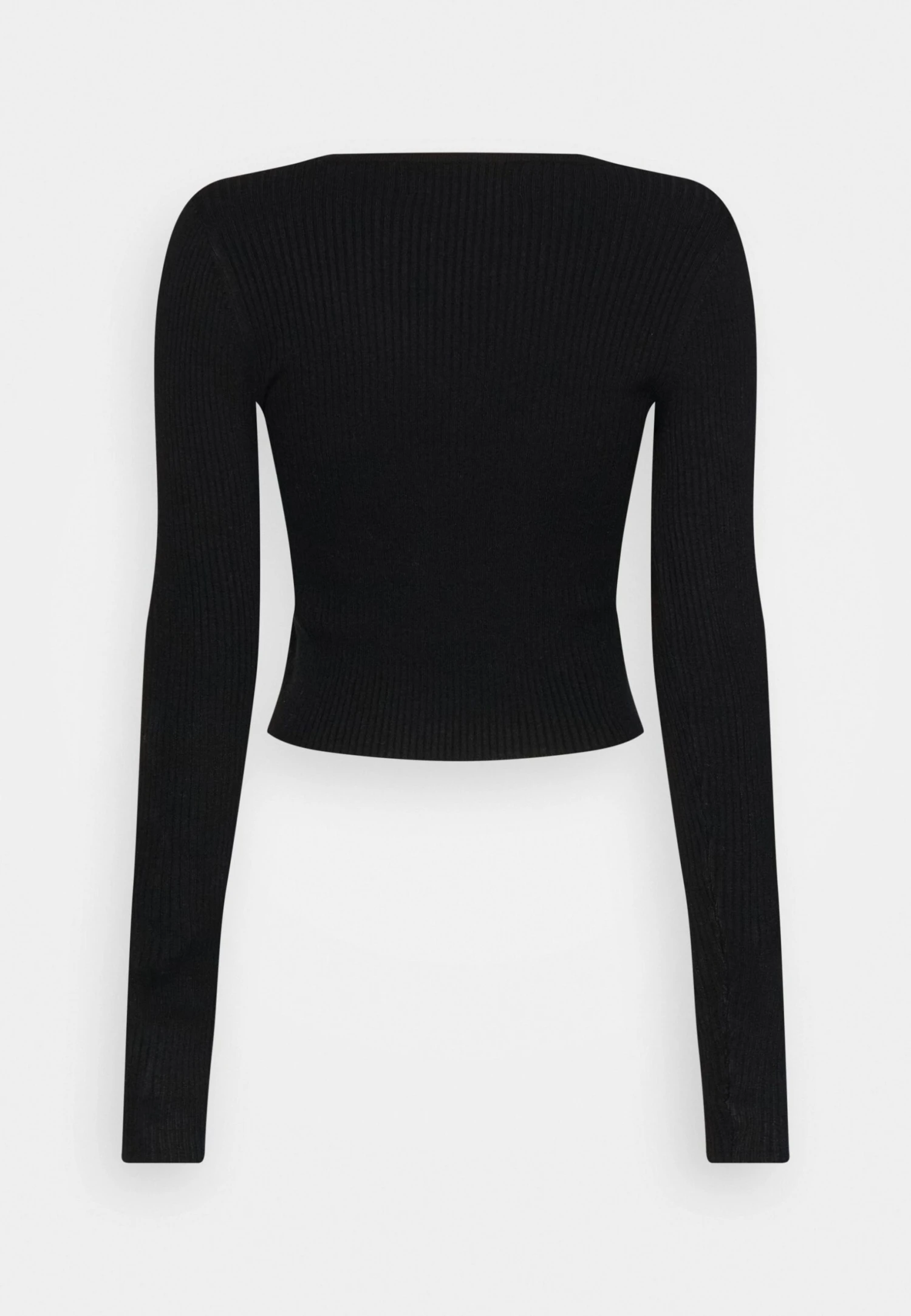 Vero Moda Tall Vmglory Tie String Cardigan - Gilet - Black – Image 2