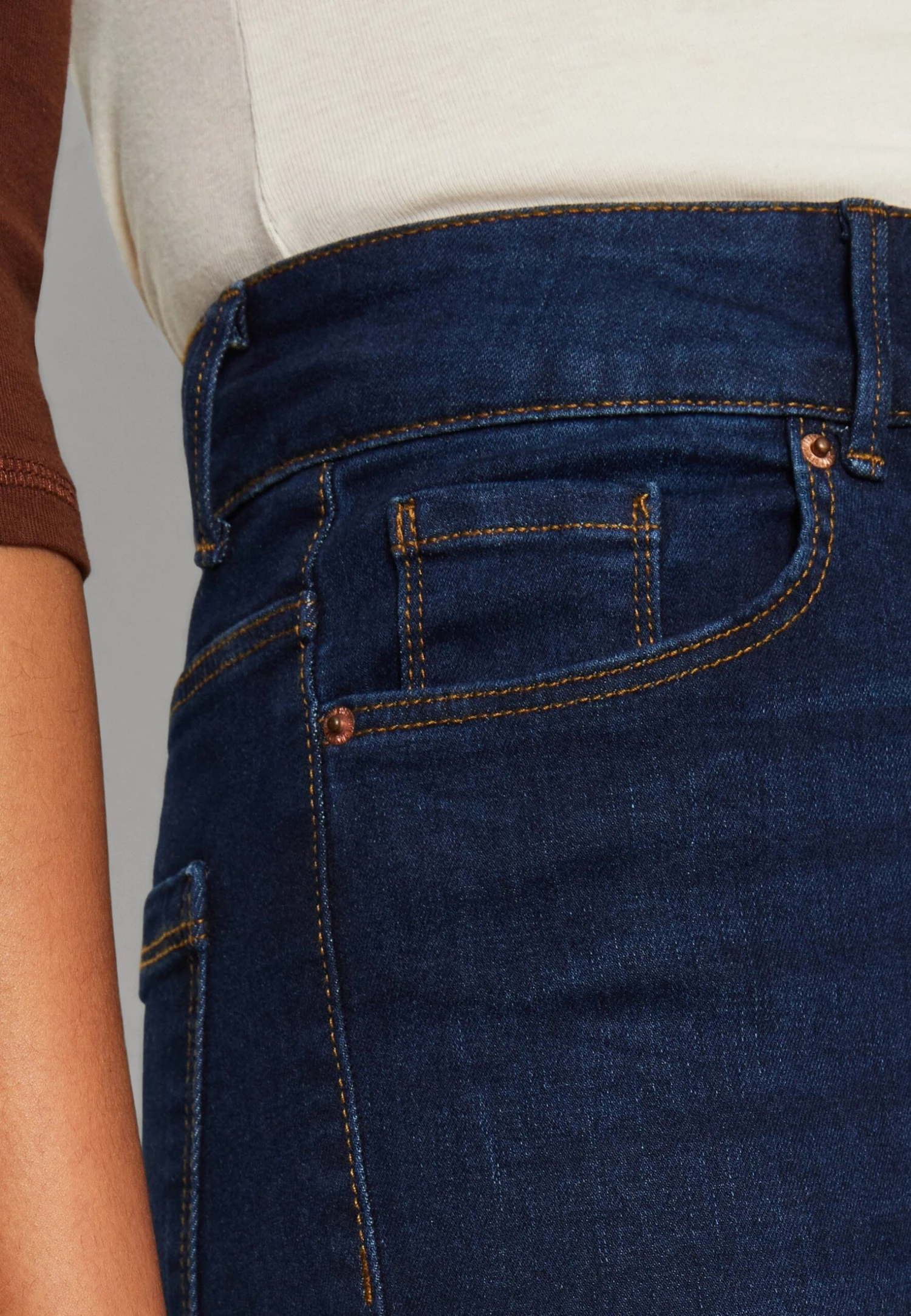 Vero Moda Tall Vmsophia - Jeans Skinny - Dark Blue Denim – Image 6