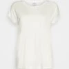 Vero Moda Tall Vmava Plain Top - T-Shirt Basique - Snow White