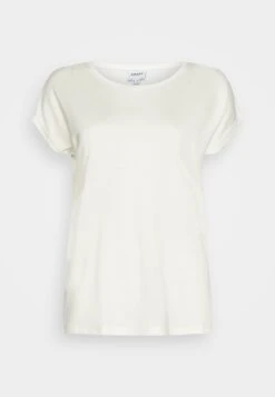 Vero Moda Tall Vmava Plain Top - T-Shirt Basique - Snow White