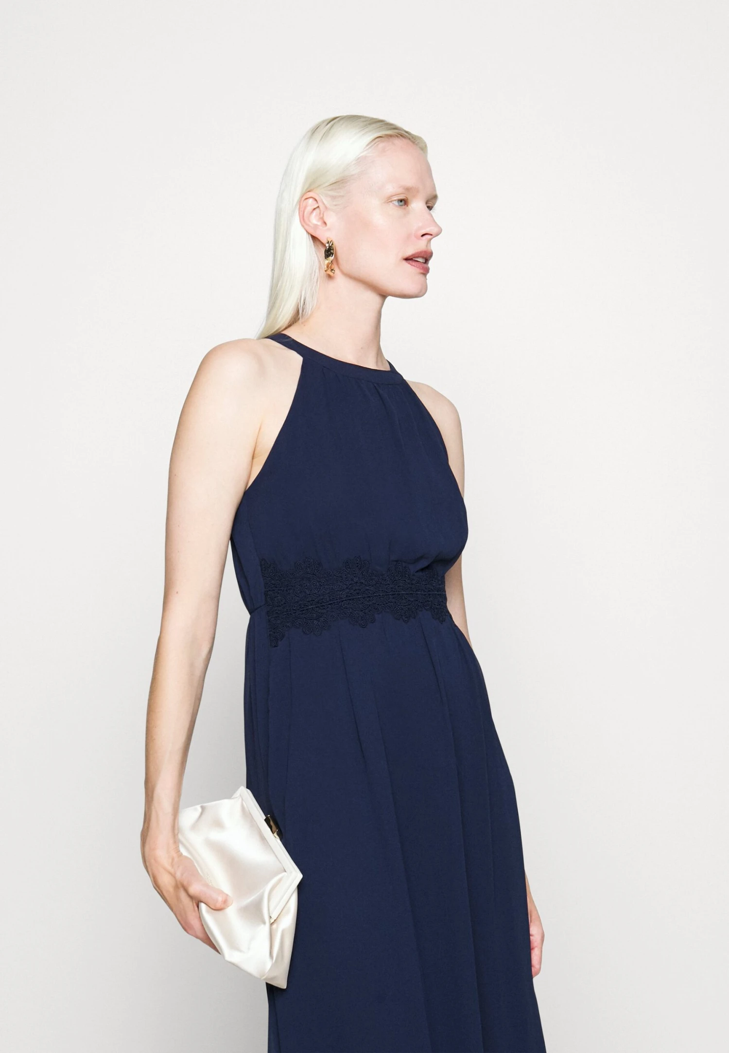 Vero Moda Tall Vmsally Maxi Dress - Robe De Cocktail - Navy Blazer – Image 4