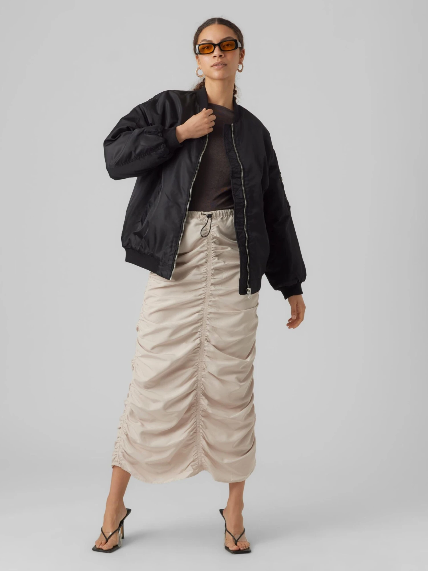 Vero Moda Tall Vestes De Mi-saison Veste Mi-saison AMBER Femme Noir – Image 5