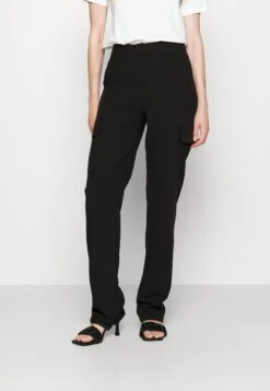 Vero Moda Tall Vmzelda Straight Pant - Pantalon Cargo - Black