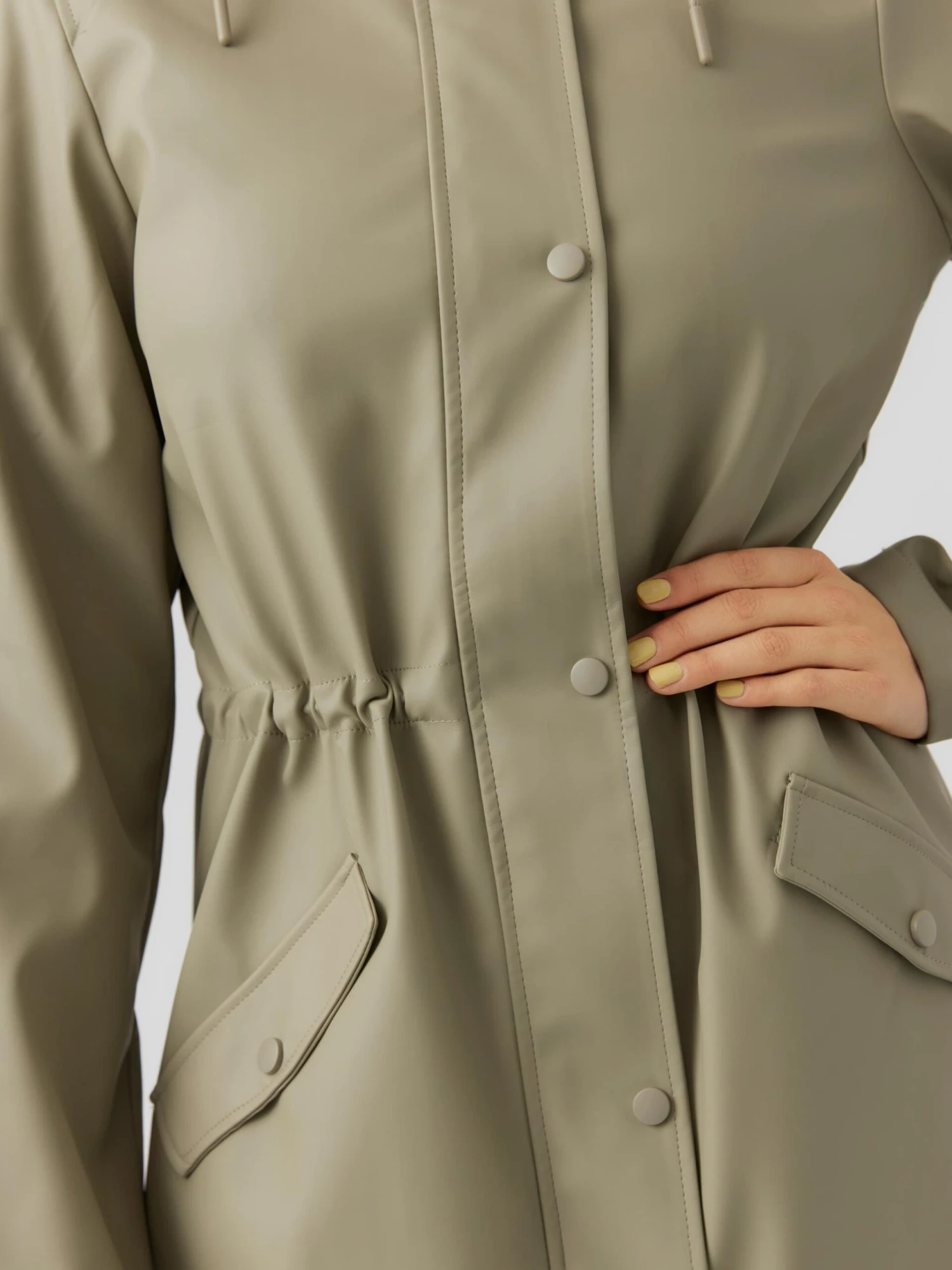 Vero Moda Tall Parkas Parka Mi-saison Malou Femme Pierre – Image 5