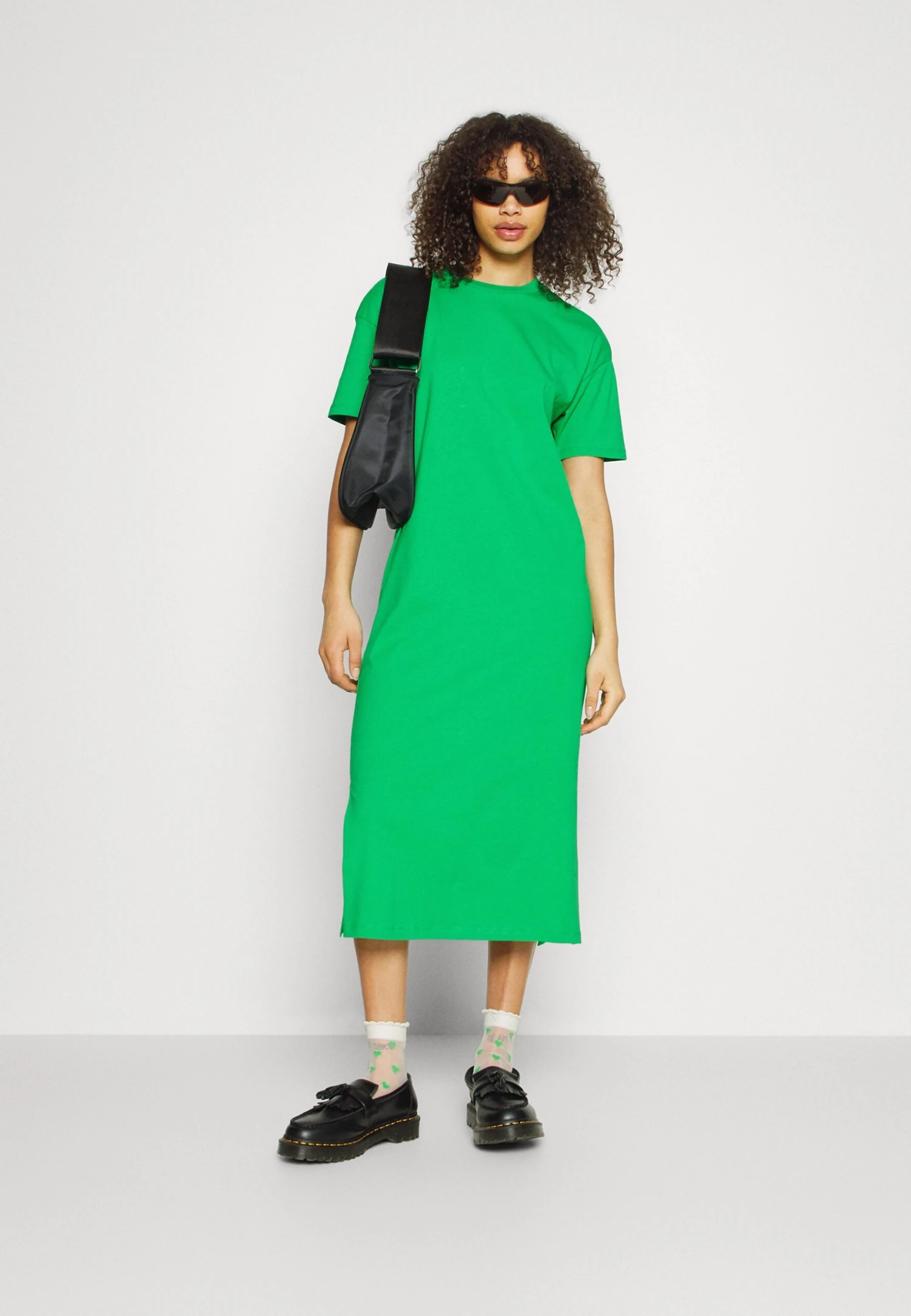 Vero Moda Tall Vmmolly Calf Dress - Robe En Jersey - Bright Green – Image 2