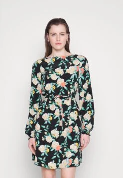 Vero Moda Tall Vmnya Catch Smock Short Dress - Robe De Jour - Black