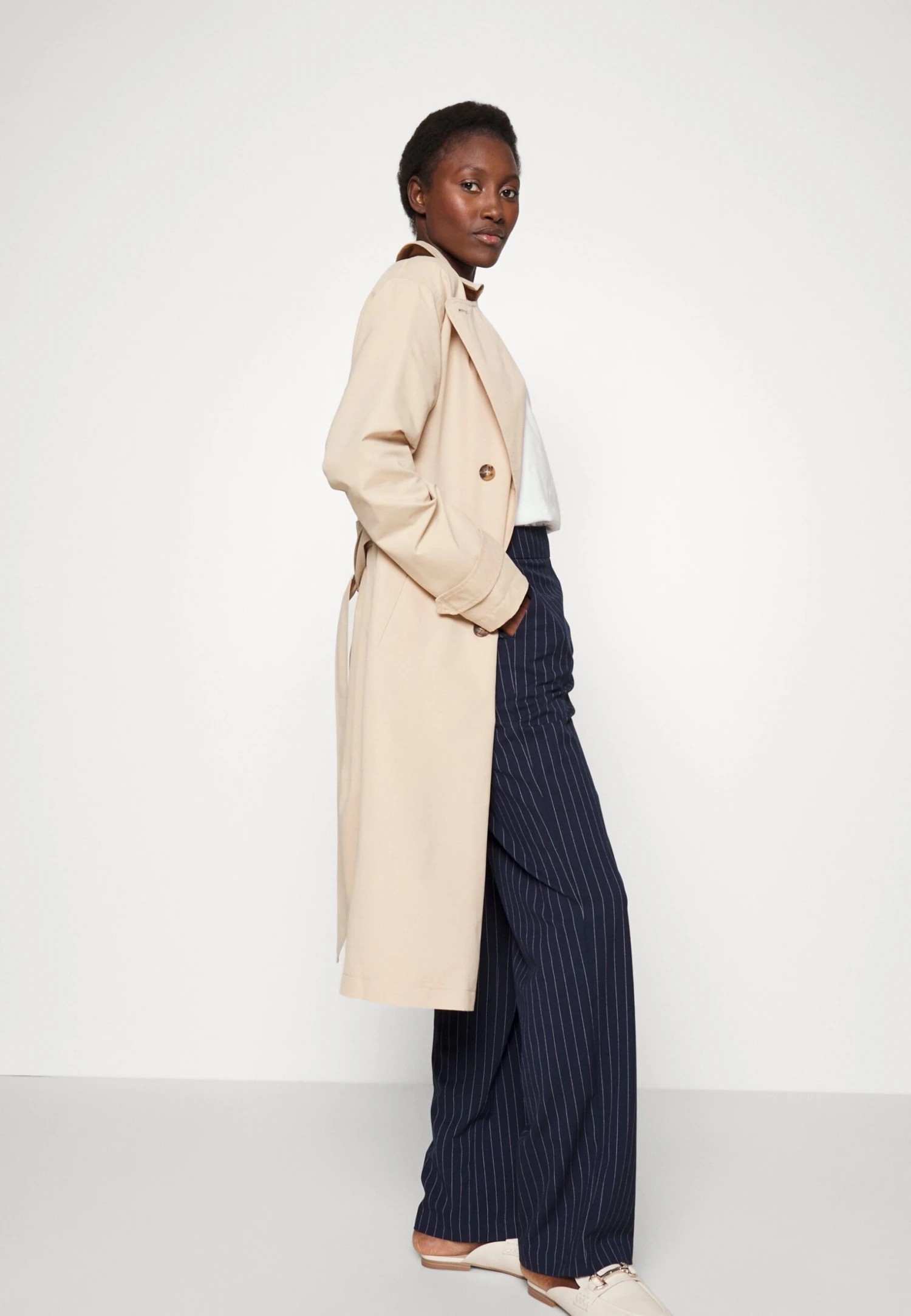 Vero Moda Tall Vmpernillemie - Trench - Irish Cream – Image 5