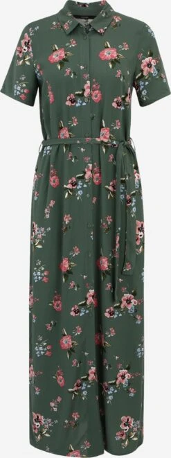 Vero Moda Tall Robes Fluides Robe-chemise Femme Kaki / Vert Foncé