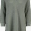 Vero Moda Tall Pulls Maille Fine Pull-over LEANNA Femme Vert Foncé