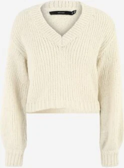 Vero Moda Tall Pulls Maille Fine Pull-over Maybe Femme Beige