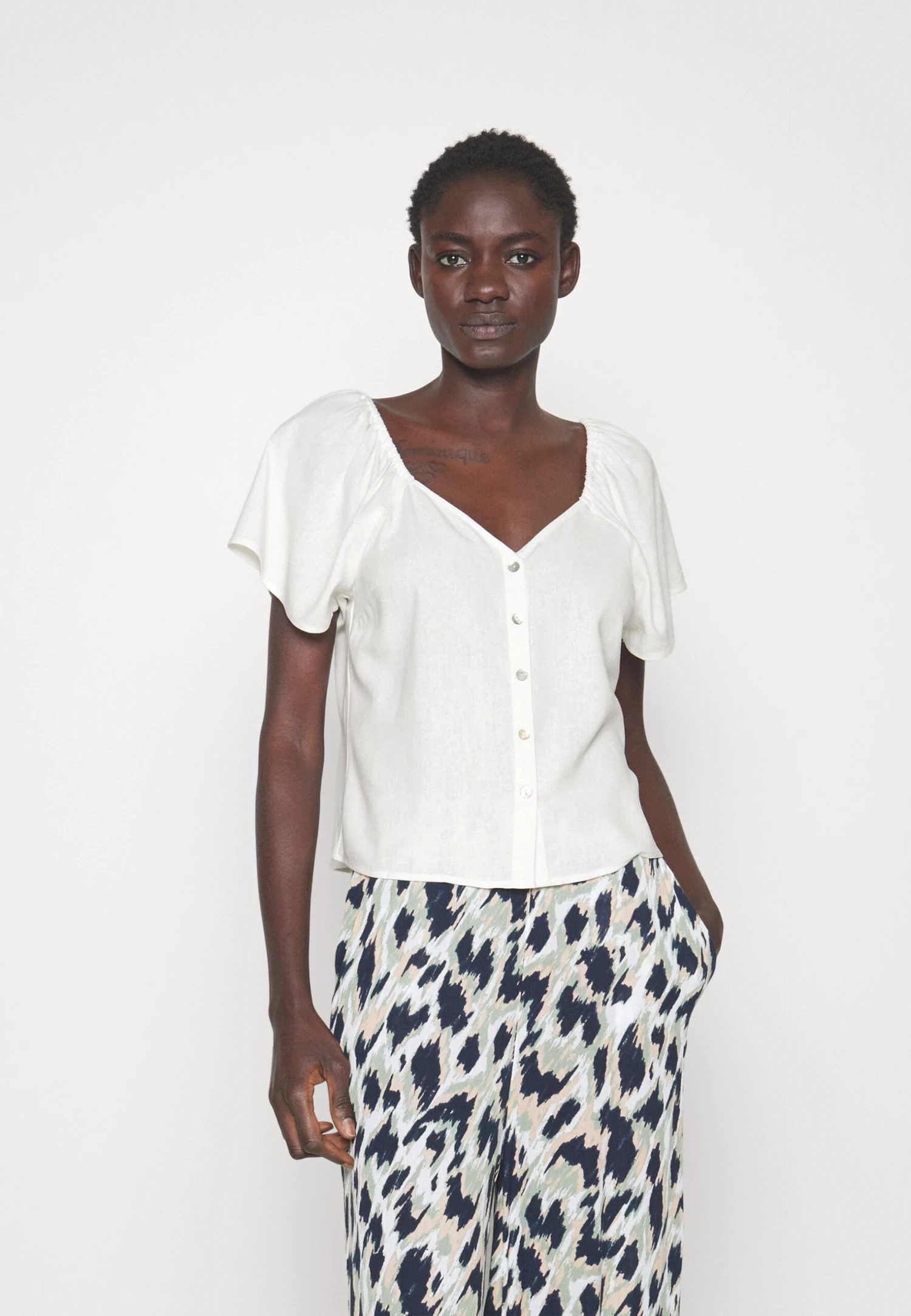 Vero Moda Tall Vmmymilo - Blouse - Snow White