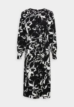 Vero Moda Tall Vmpolliana Inge Calf Dress - Robe De Jour - Black/Polliana