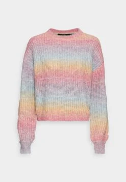 Vero Moda Tall Vmbegonia O Neck Short - Pullover - Reseda/Toadstool/Golden Cream/Nugget