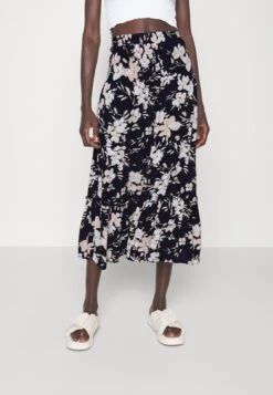 Vero Moda Tall Vmjenny Smock Skirt - Jupe Longue - Navy Blazer/Mille