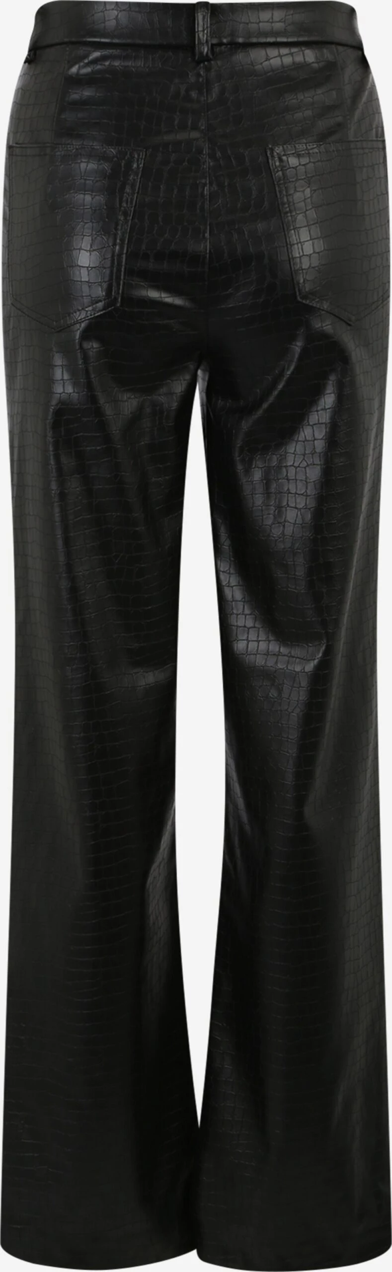 Vero Moda Tall Pantalons En Cuir évasé Pantalon DAREEN Femme Noir – Image 2