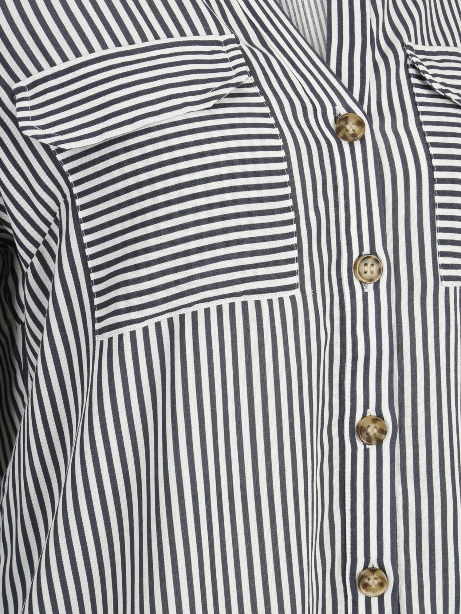 Vero Moda Tall Chemisiers Chemisier BUMPY Femme Noir / Blanc – Image 3