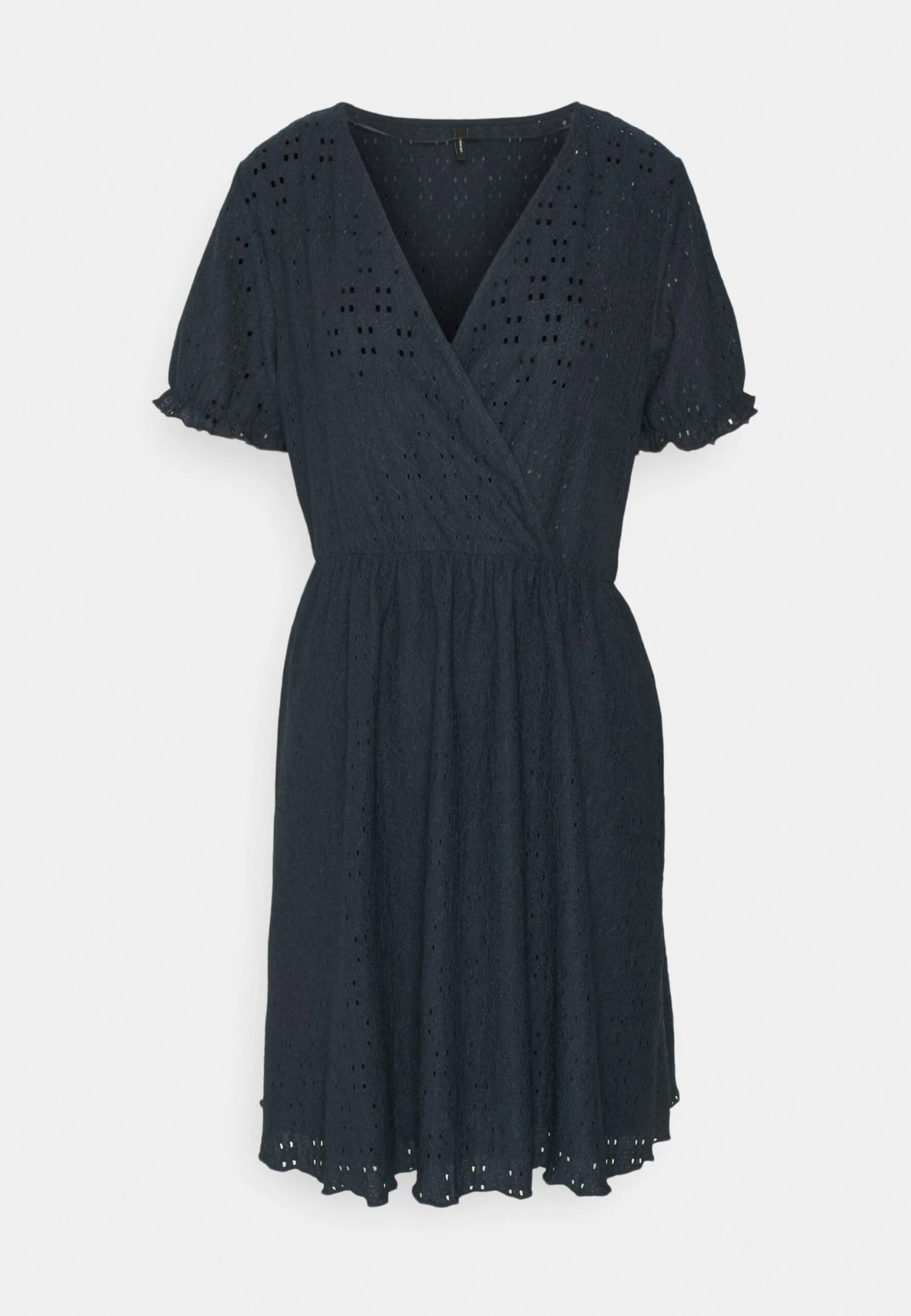 Vero Moda Tall Vmulrikke Broderie Anglais Dress - Robe De Jour - Navy Blazer – Image 4