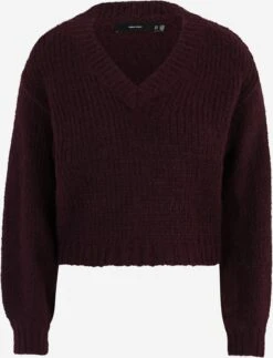 Vero Moda Tall Pulls Maille Fine Pull-over MAYBE Femme Bordeaux