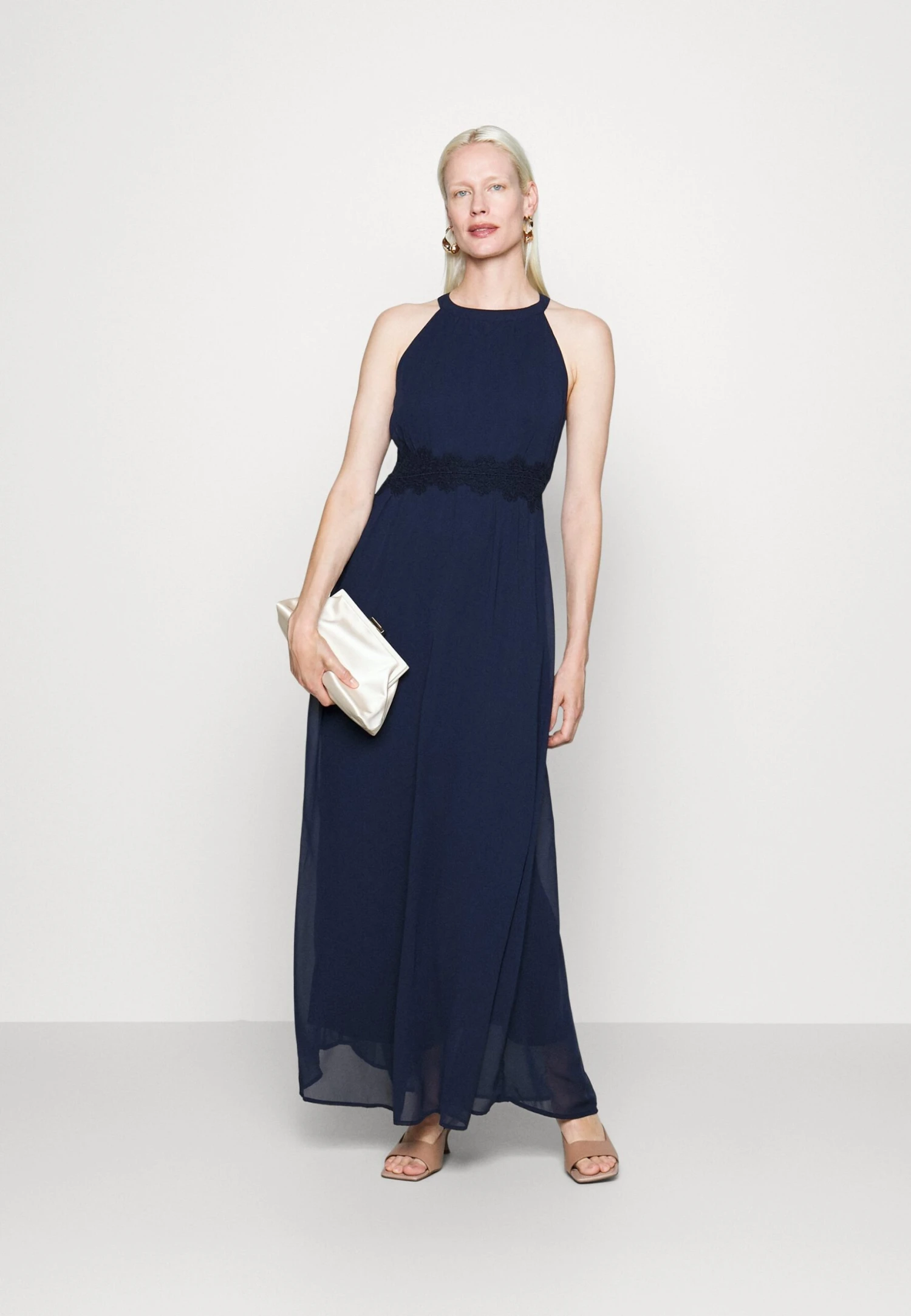 Vero Moda Tall Vmsally Maxi Dress - Robe De Cocktail - Navy Blazer – Image 2