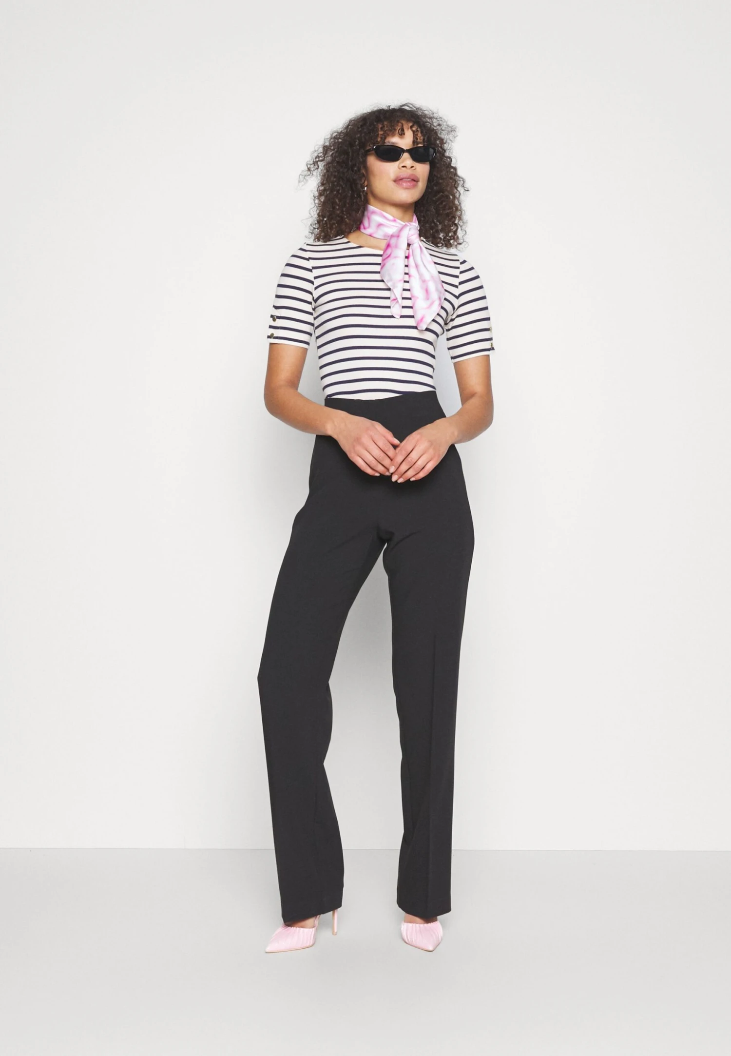 Vero Moda Tall Vmsandy Straight Pant - Chino - Black – Image 2