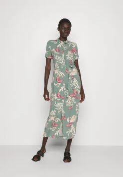 Vero Moda Tall Tie Short Dress - Robe De Jour - Laurel Wreath/Lily