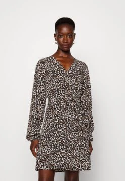 Vero Moda Tall Vmnaja Short Dress - Robe De Jour - Beige