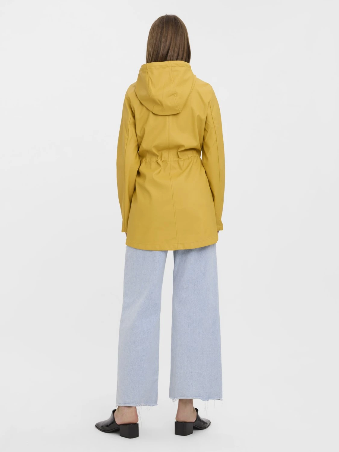 Vero Moda Tall Vmmalou Coated Jacket - Veste Imperméable - Amber Gold – Image 4