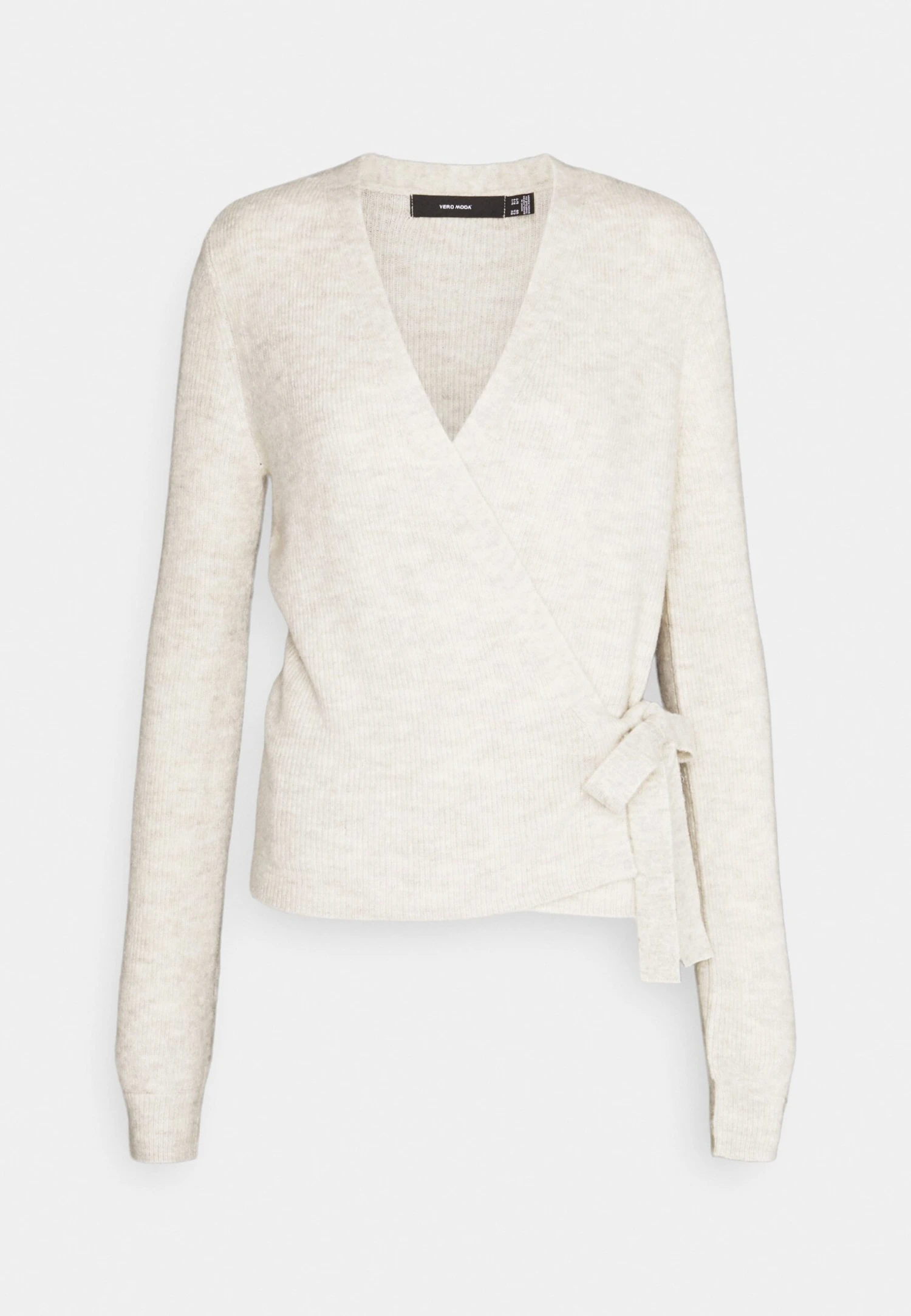 Vero Moda Tall Vmrubellefile Wrap Cardigan - Gilet - Birch Melange – Image 6