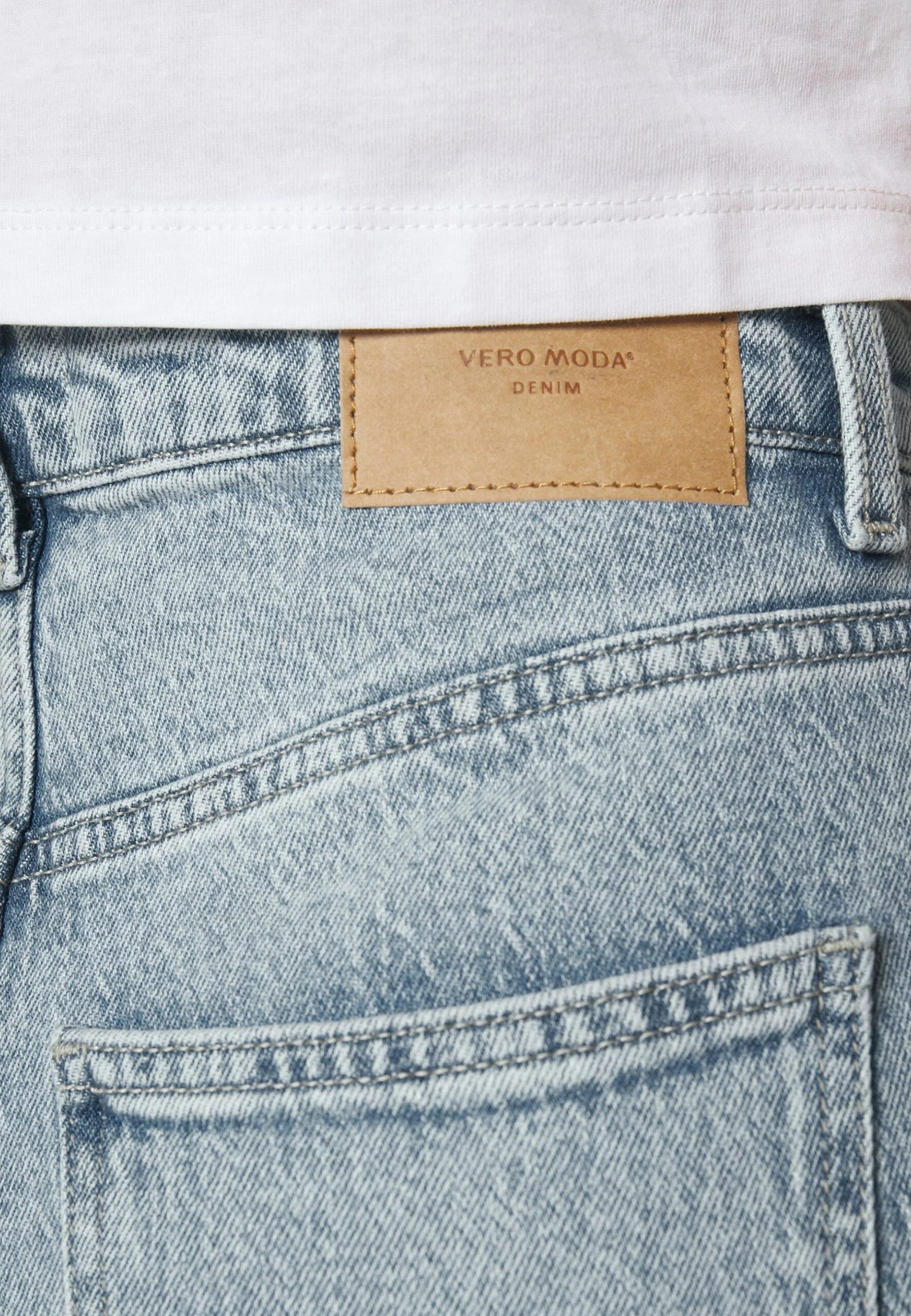 Vero Moda Tall Straight Jeans - Jean Droit - Light Blue Denim – Image 6