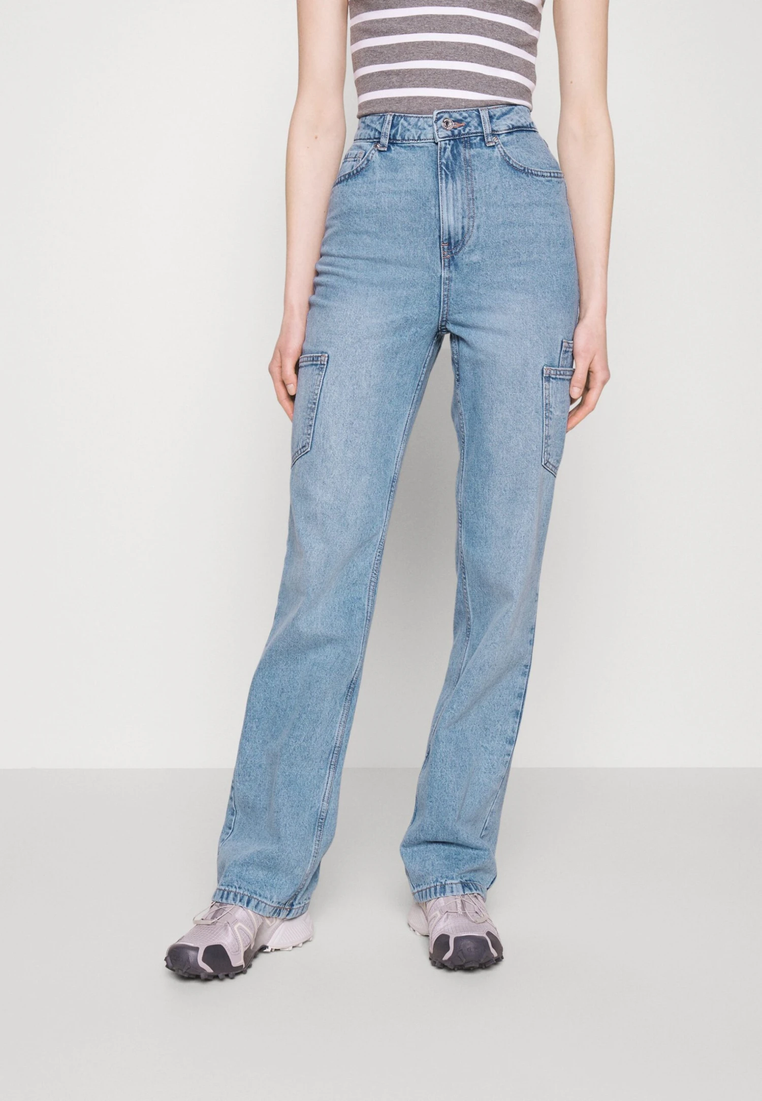Vero Moda Tall Vmkithy - Jean Boyfriend - Medium Blue Denim
